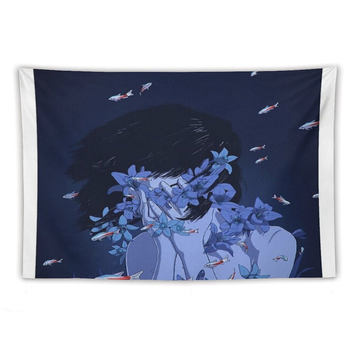 Perfect Blue Tapestry