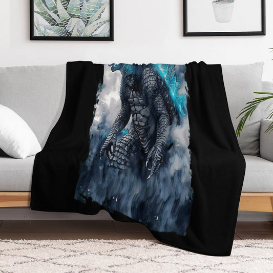 King of The Monsters Throw Blanket