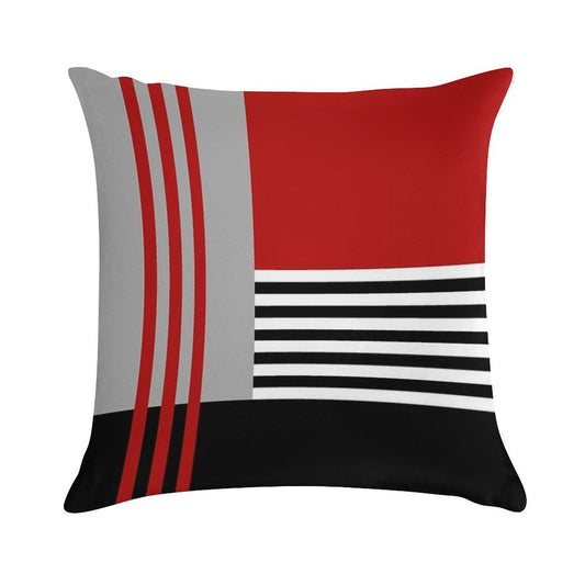 Colorful Geometry Soft Easy Maintenance Throw Pillow