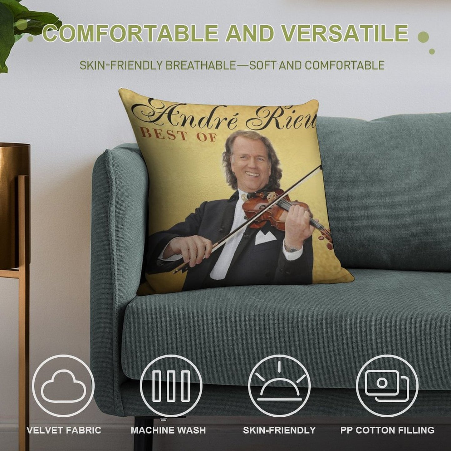 Andre Rieu Best Of Andre Rieu Soft Bedroom Essential Throw Pillow