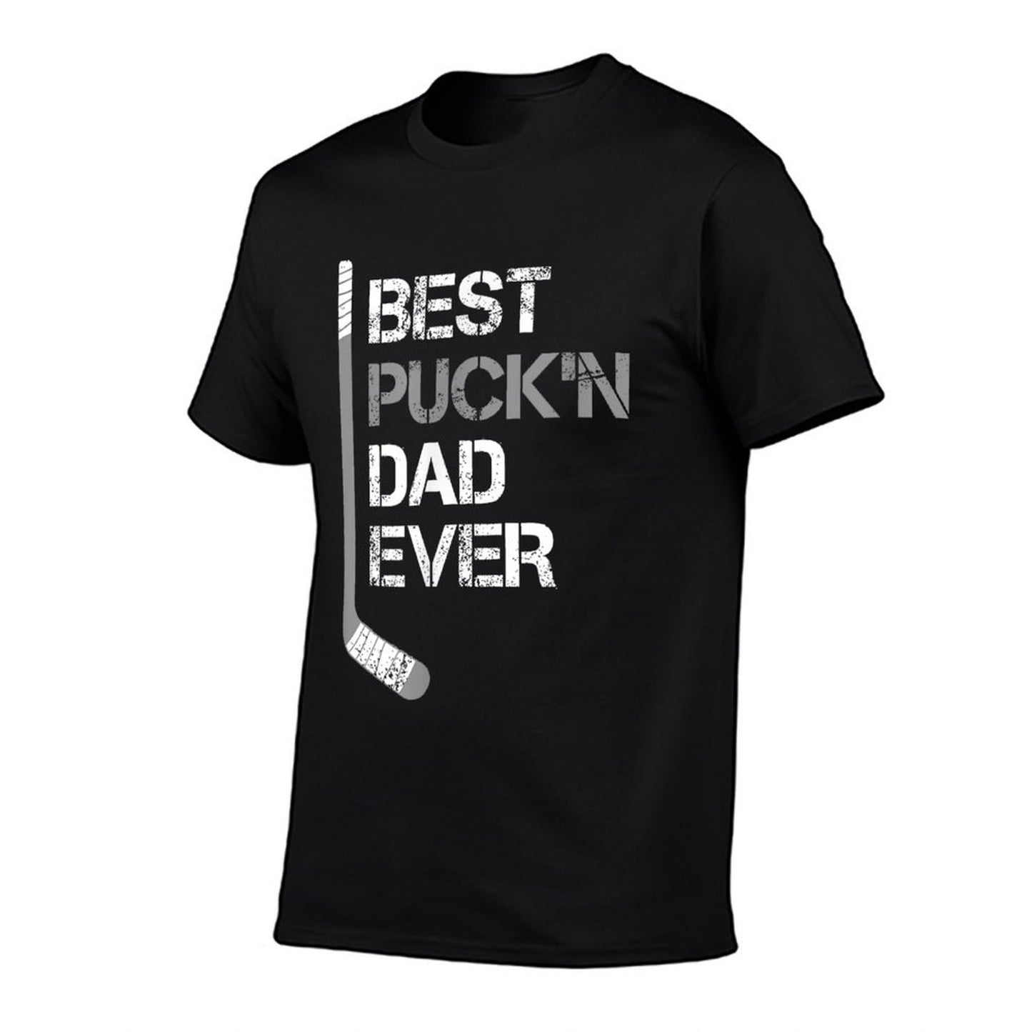 Funny Father's Day - Hockey Dad - Best Puck'n Dad Ever T-Shirt