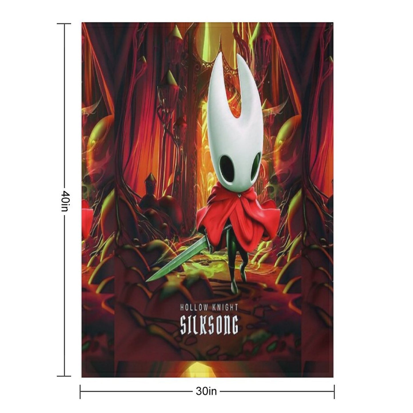 Hollow Knight Silksong Throw Blanket
