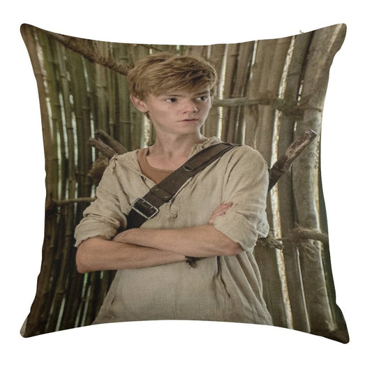 The Maze Runner - Newt Linen Throw Pillow Cover