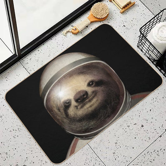 Space Sloth Bath Mat