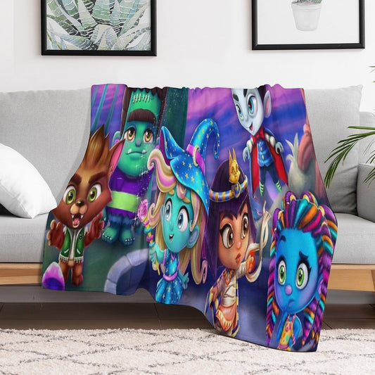 Super Monsters Throw Blanket
