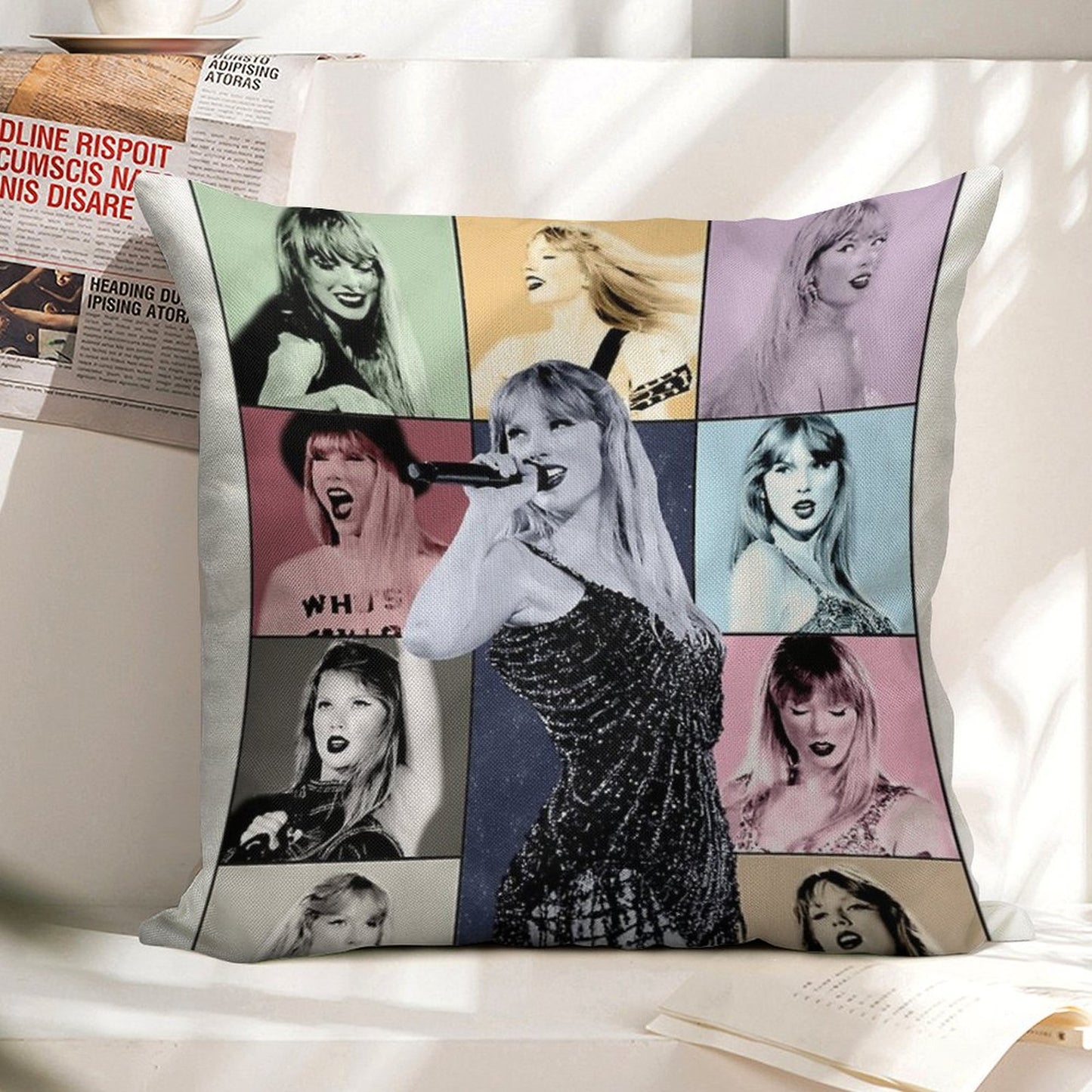 섹시한 Sweet Linen Throw Pillow Cover