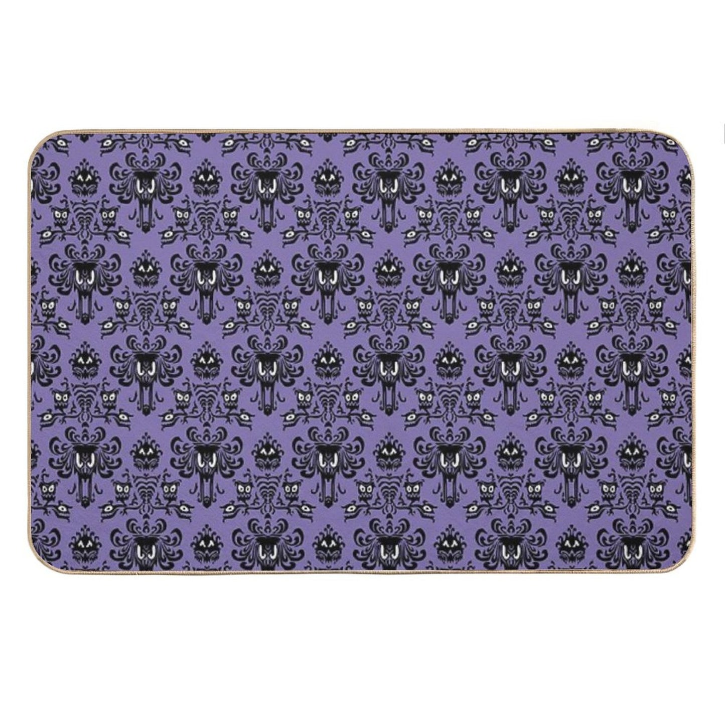 Haunted Mansion Wallpaper Bath Mat