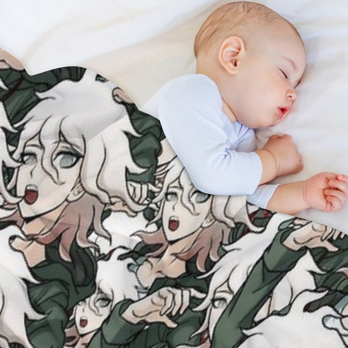 Nagito Komaeda Voice Hope Throw Blanket