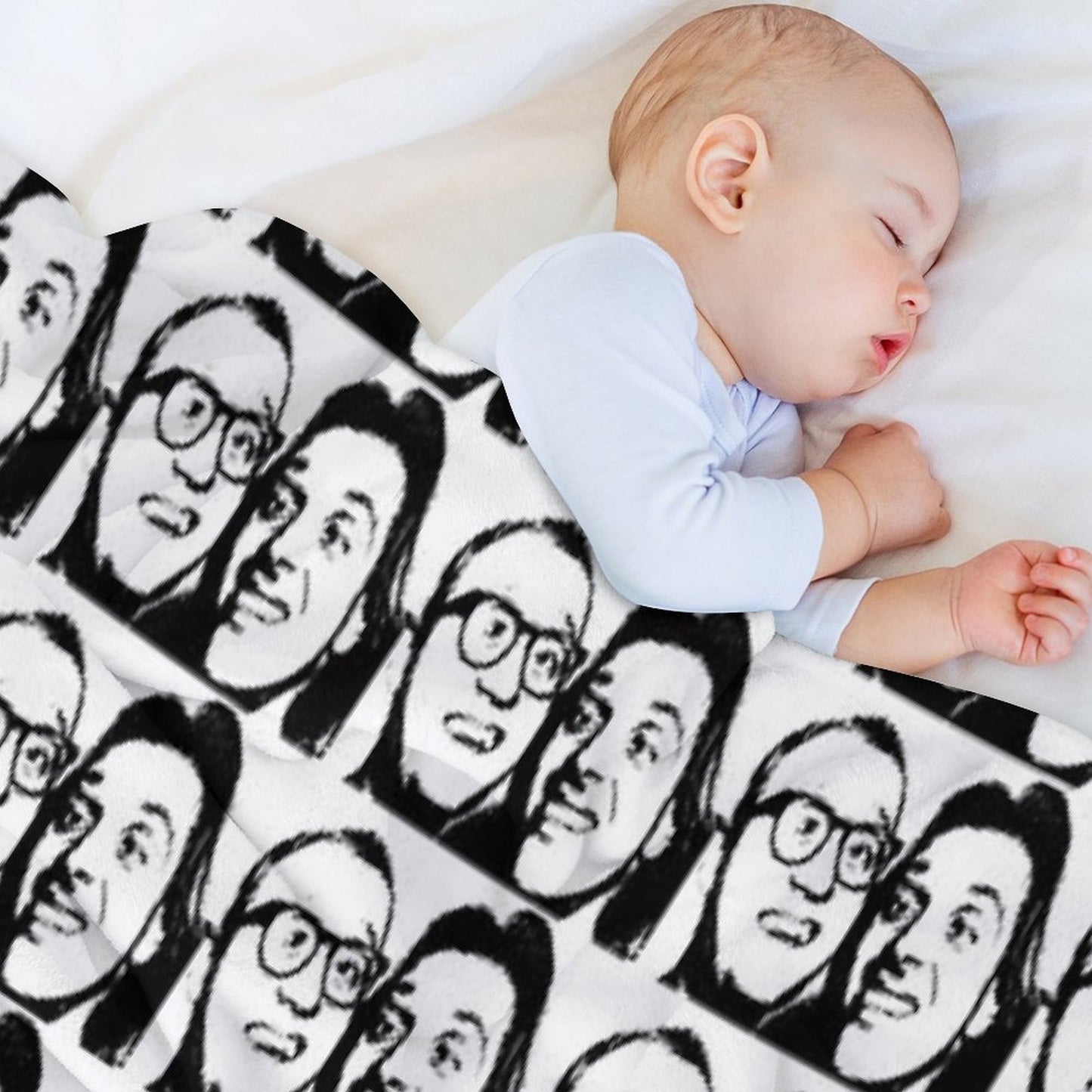 Rik Mayall And Ade Edmondson Throw Blanket
