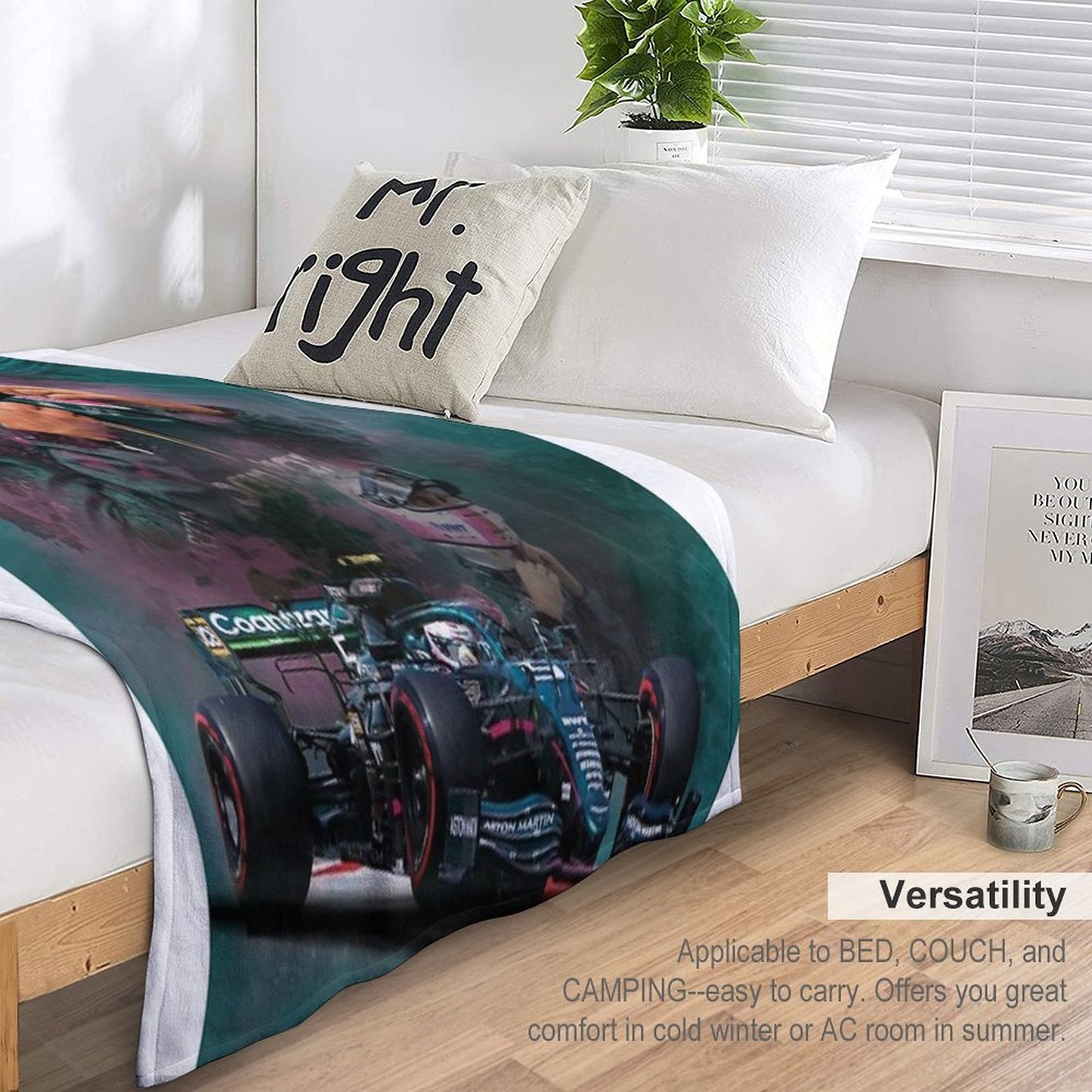 Sebastian Vettel Throw Blanket