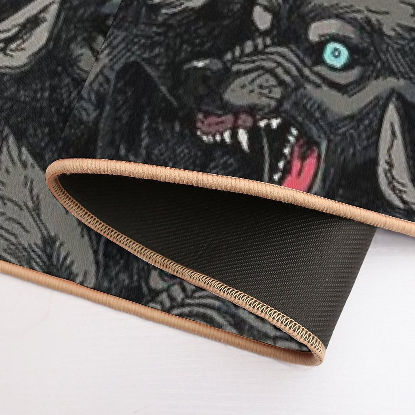 Wolf Pack Pattern Slip-Resistant Bath Mat
