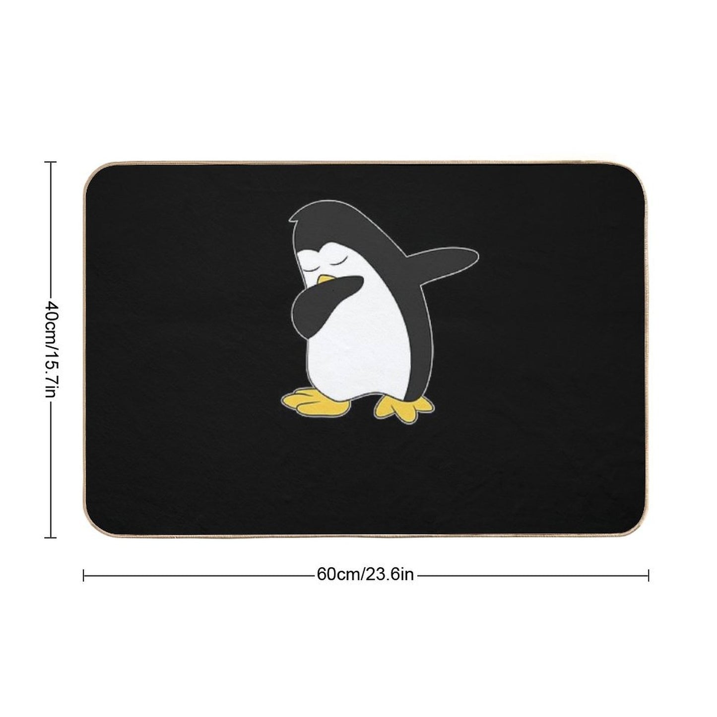 Penguin Dab Dabbing Bath Mat