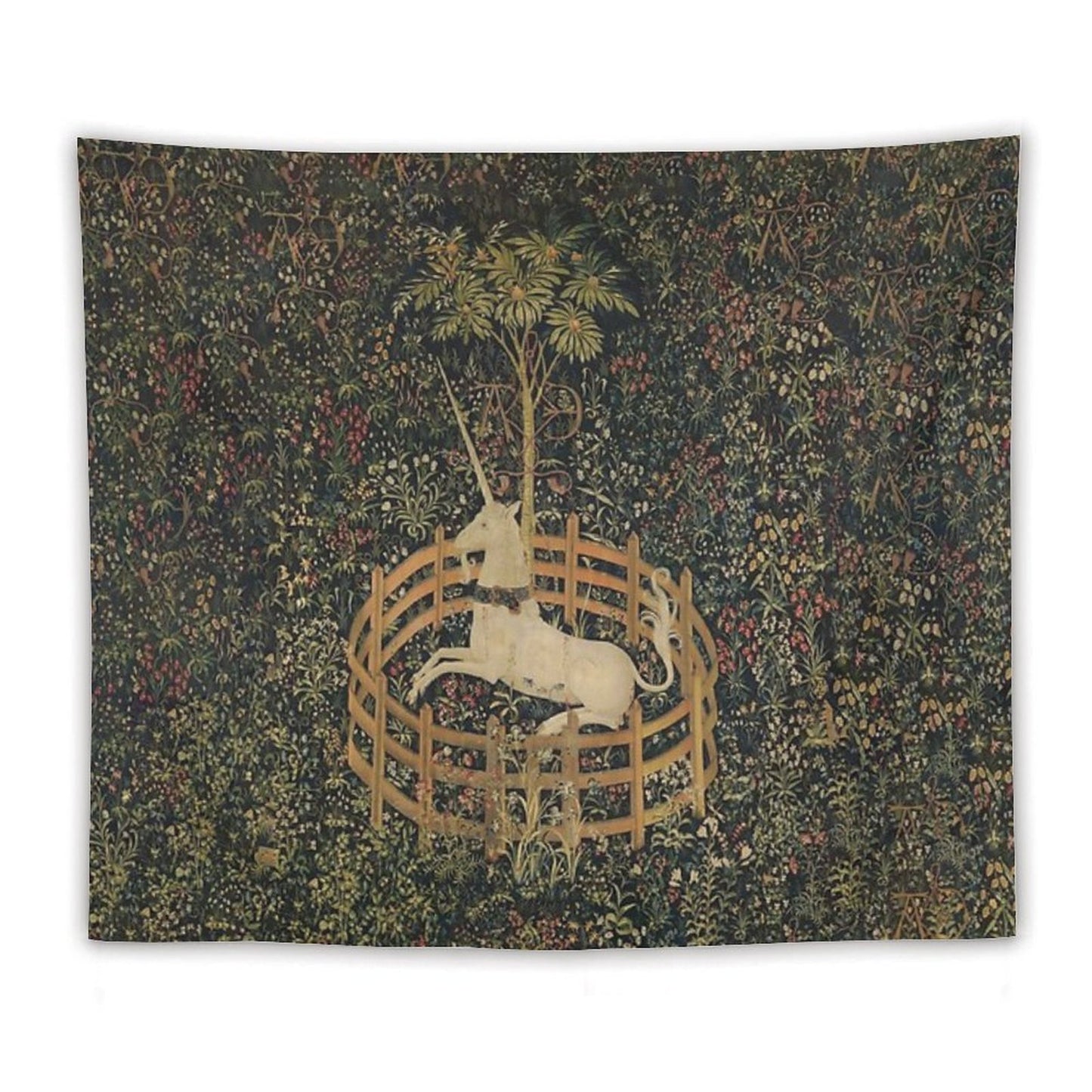 The Unicorn Tapestry (The Unicorn Is in Captivity And No Longer Dead) Tapestry