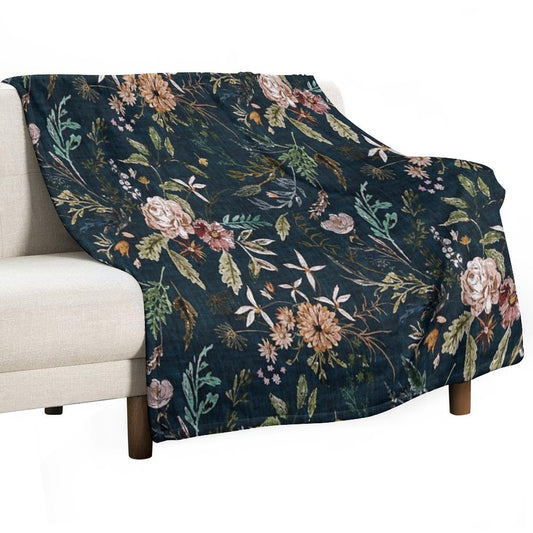 Delilah (summerteal) Throw Blanket