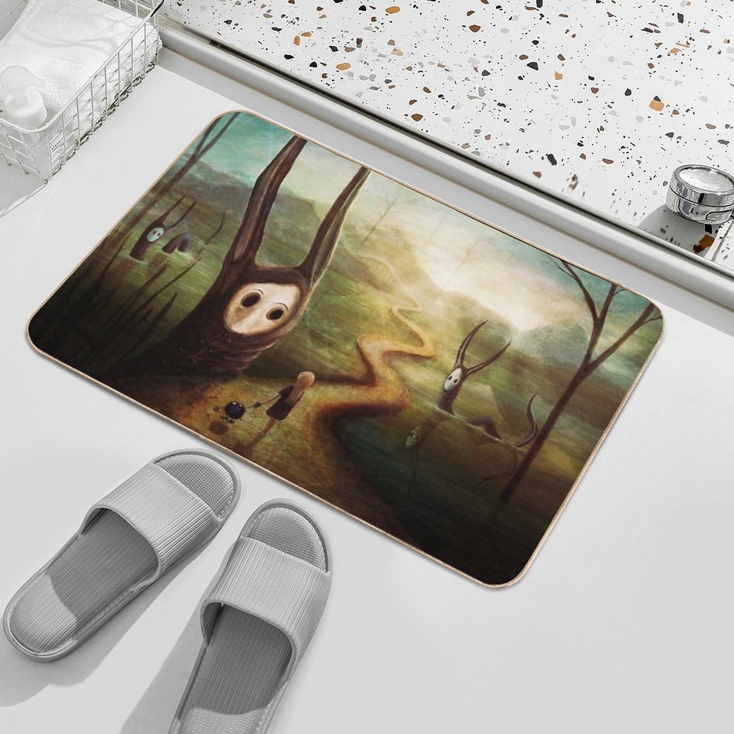 May We Pass by Long-Lasting Bath Mat