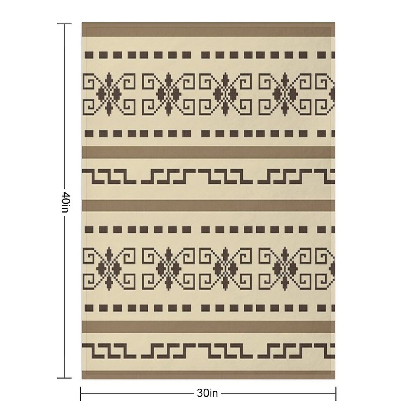The Dude's Cardigan Pattern - The Big Lebowski Throw Blanket