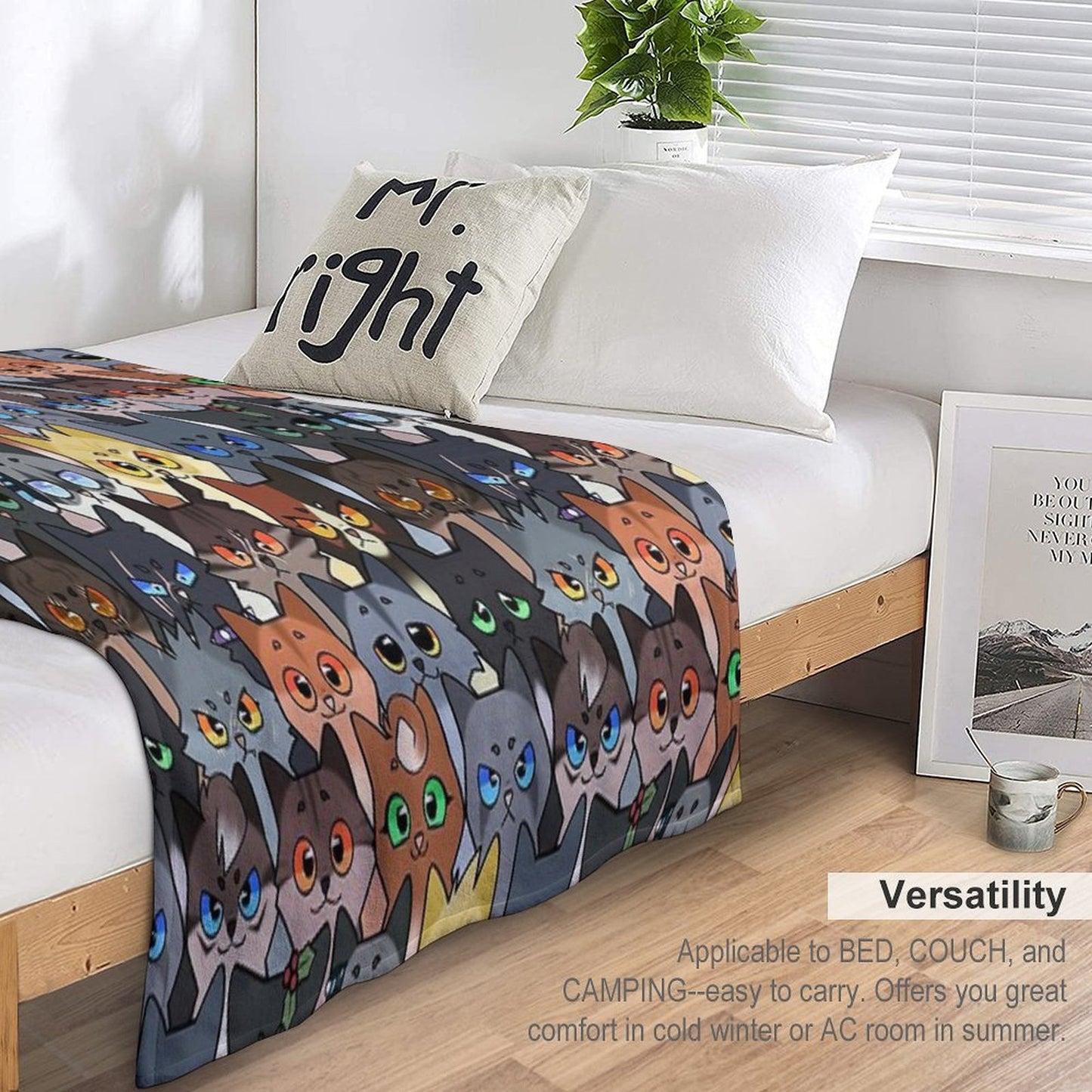 Warrior Kits Throw Blanket
