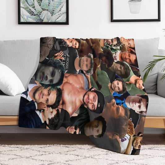 Dylan O’Brien Photo Collage Throw Blanket