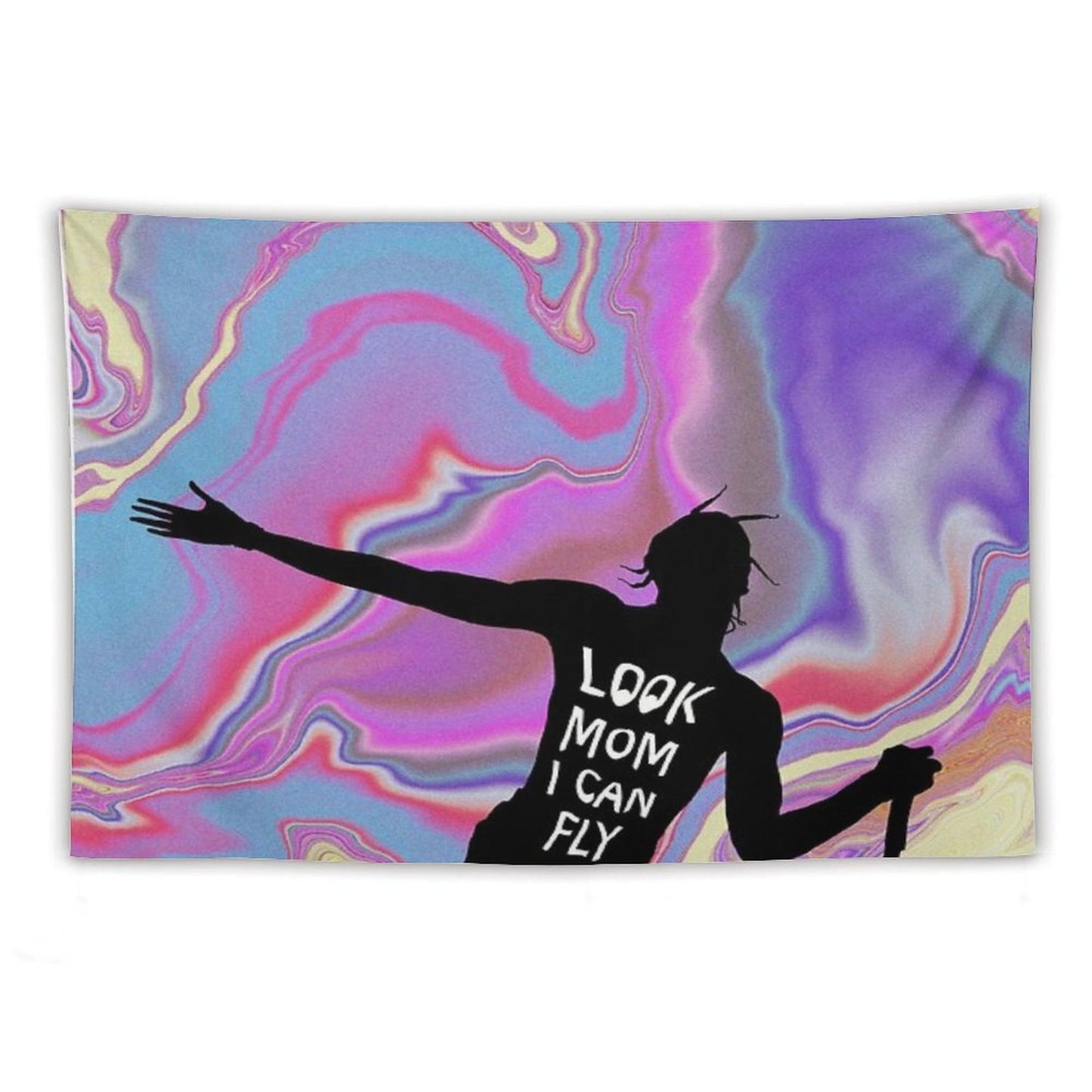 Look Mom I Can Fly Tapestry