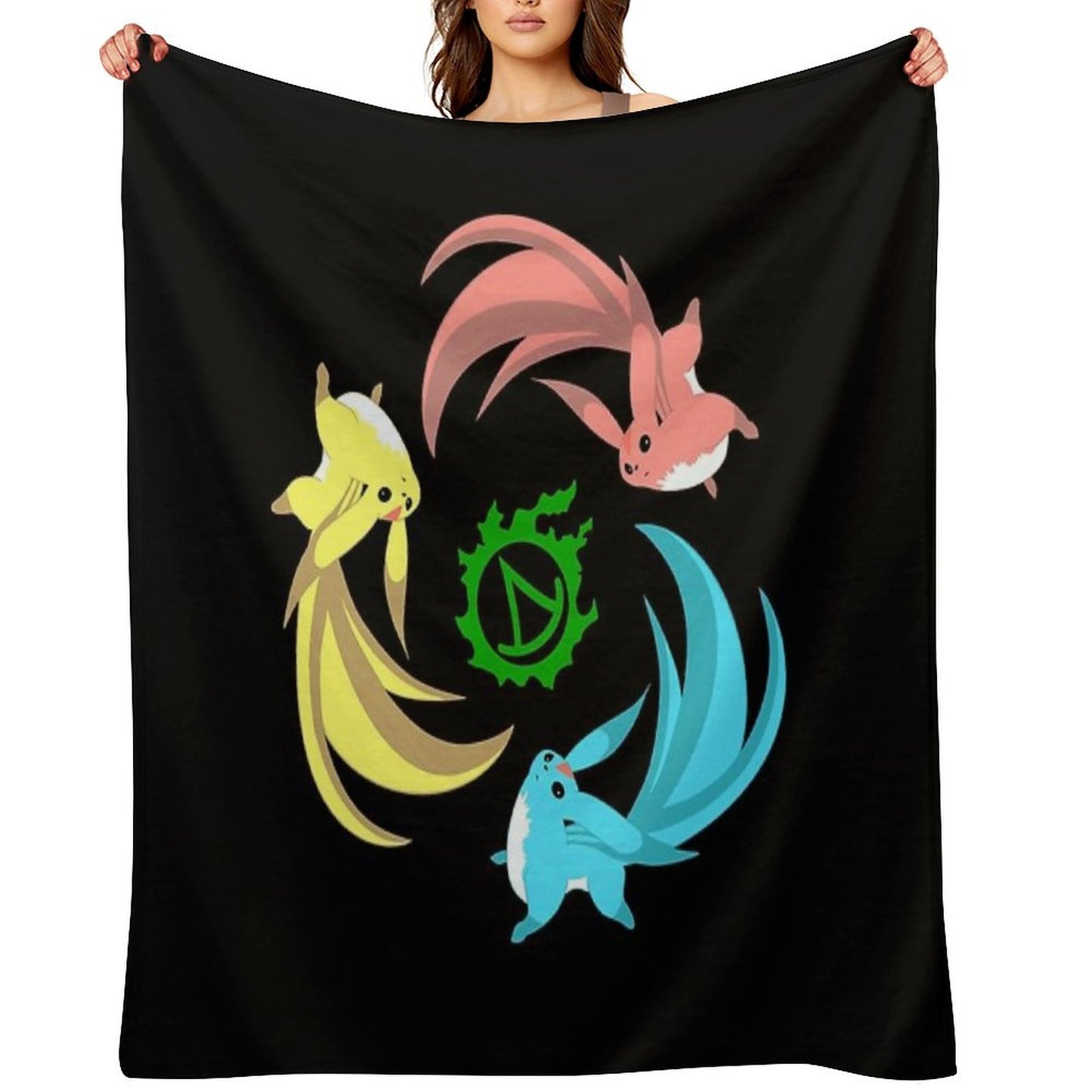 FFXIV Summoner - Carbuncles Throw Blanket