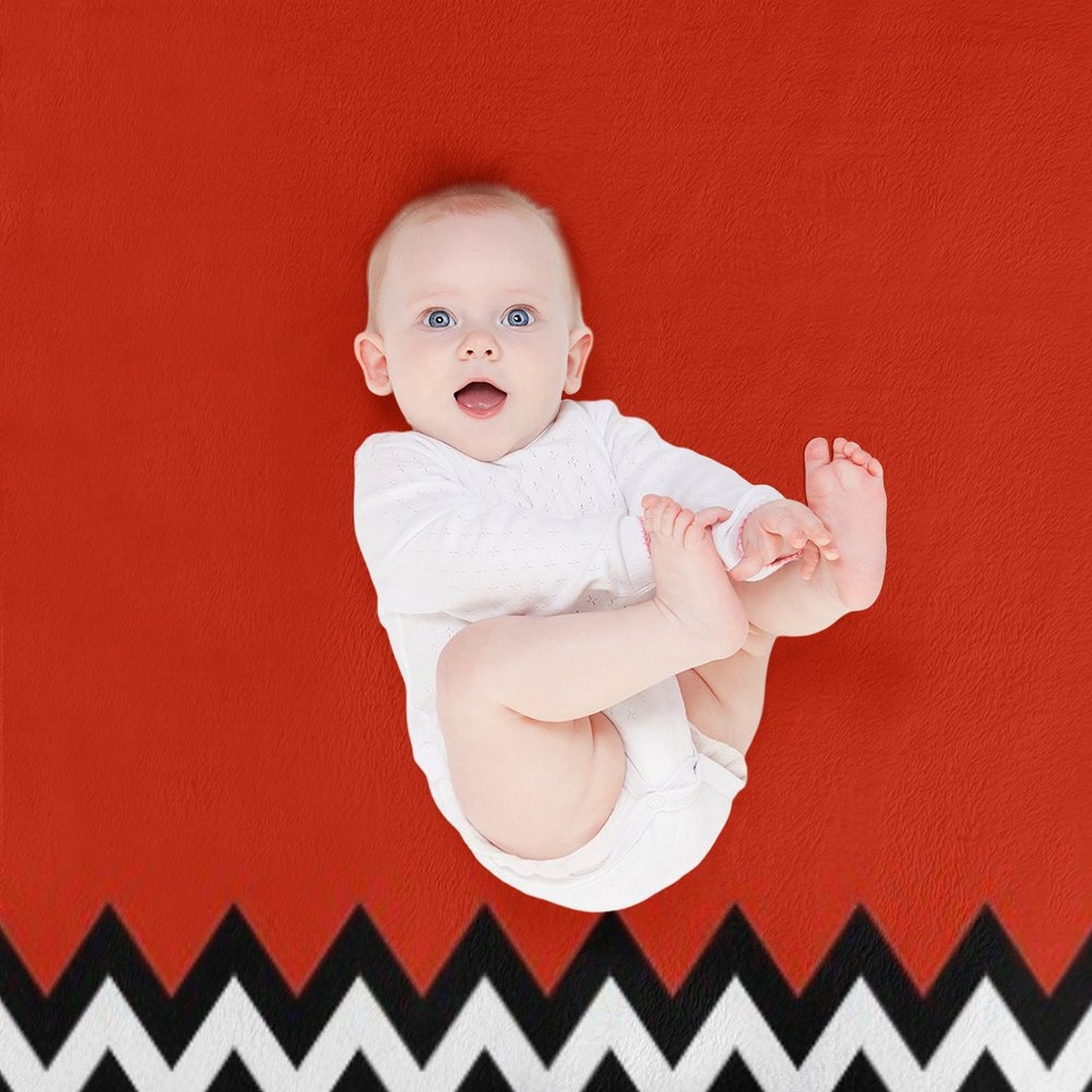 Black Lodge (Twin Peaks) Inspired Graphic Throw Blanket