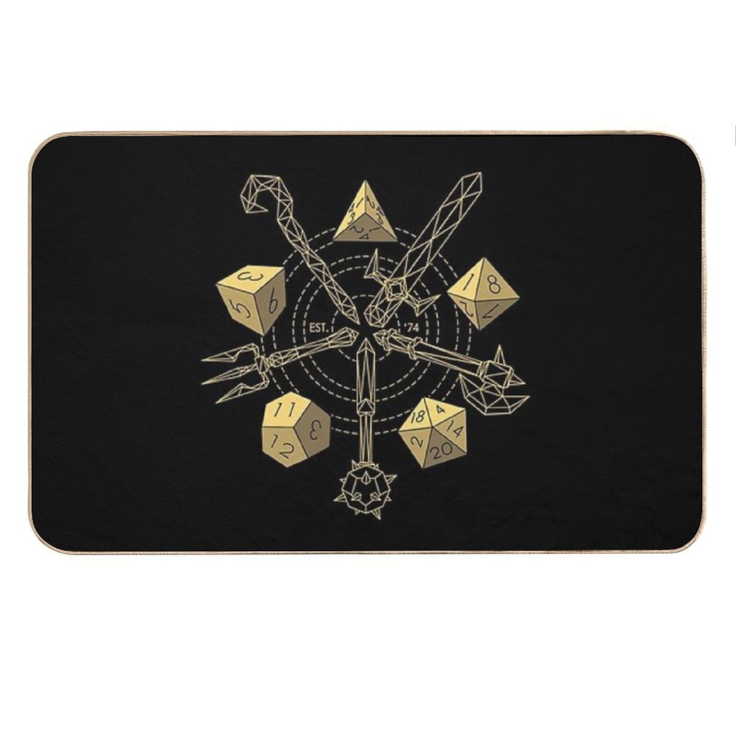 Dungeons & Dragons - Choose Your Weapon Bath Mat