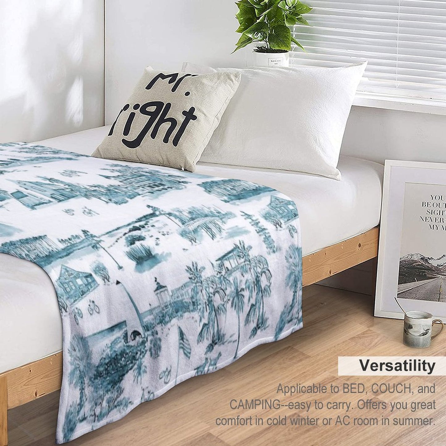 Toile 30A Throw Blanket