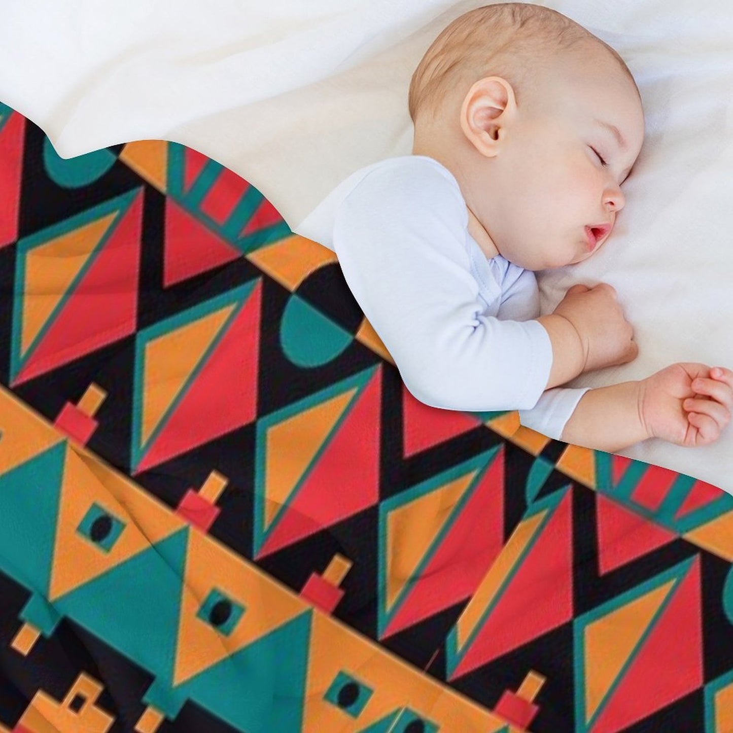 African Tribal Seamless Throw Blanket