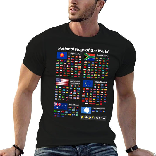 Flags of The Countries of The World International Gift T-Shirt