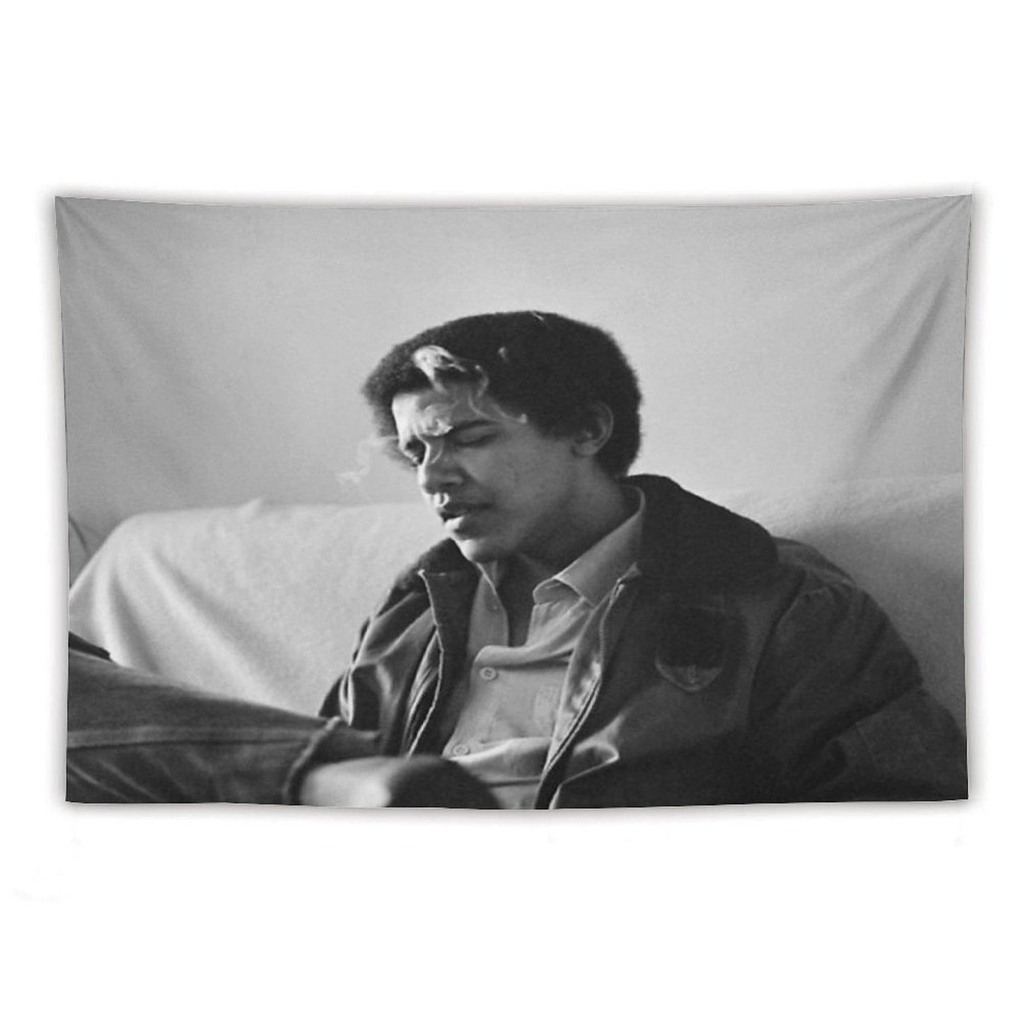 Young Obama Tapestry