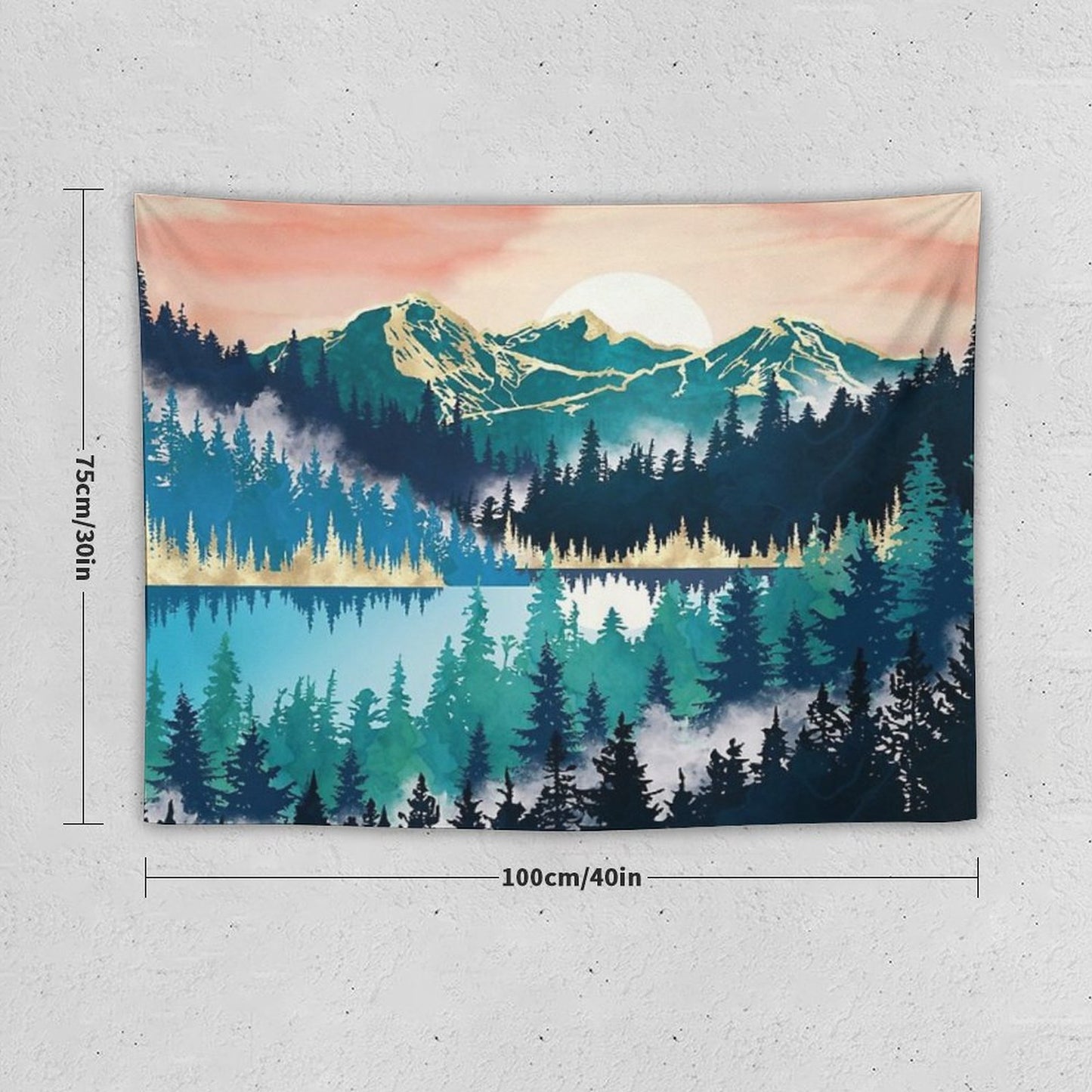 Lake Mist Tapestry