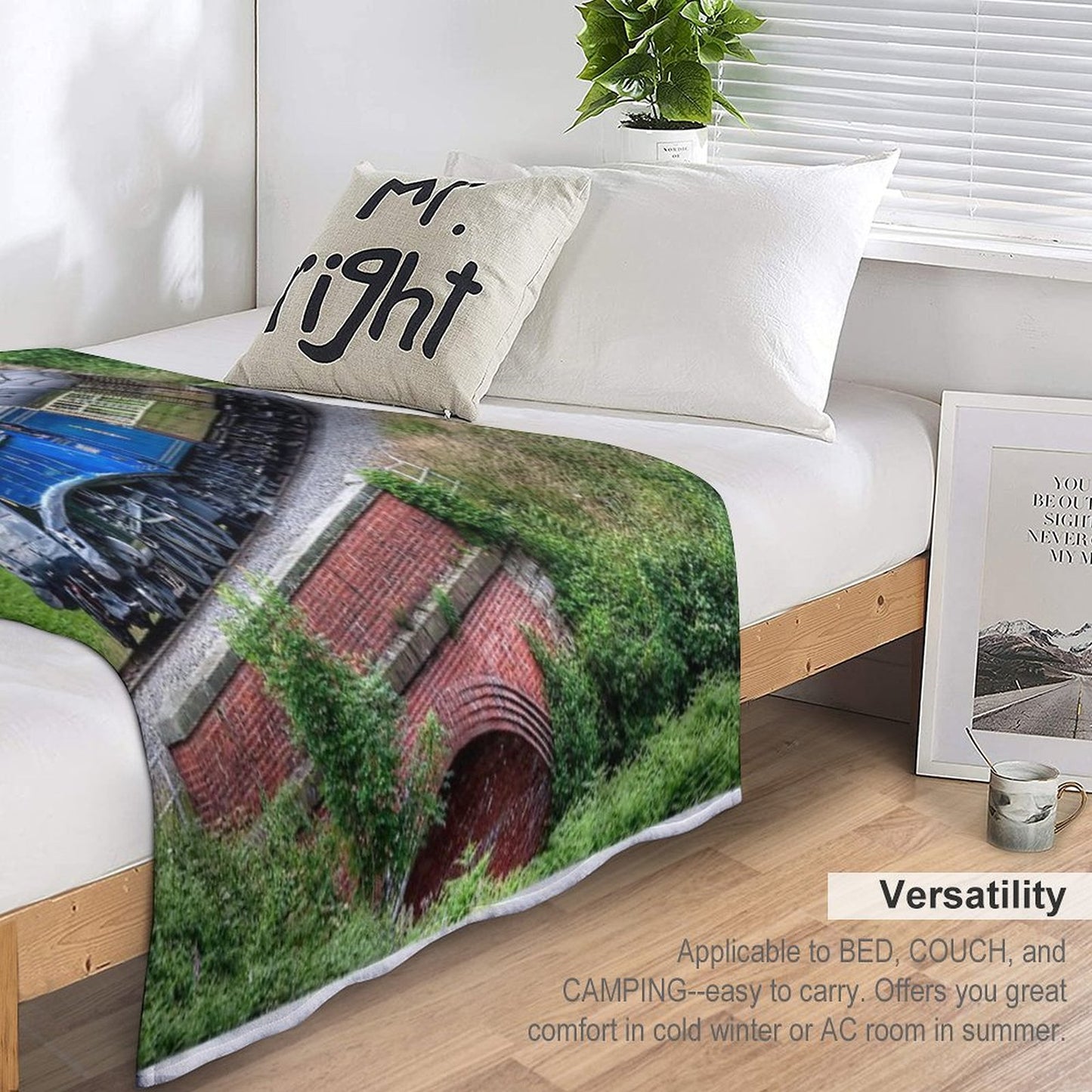60007 Sir Nigel Gresley Locomotive Throw Blanket