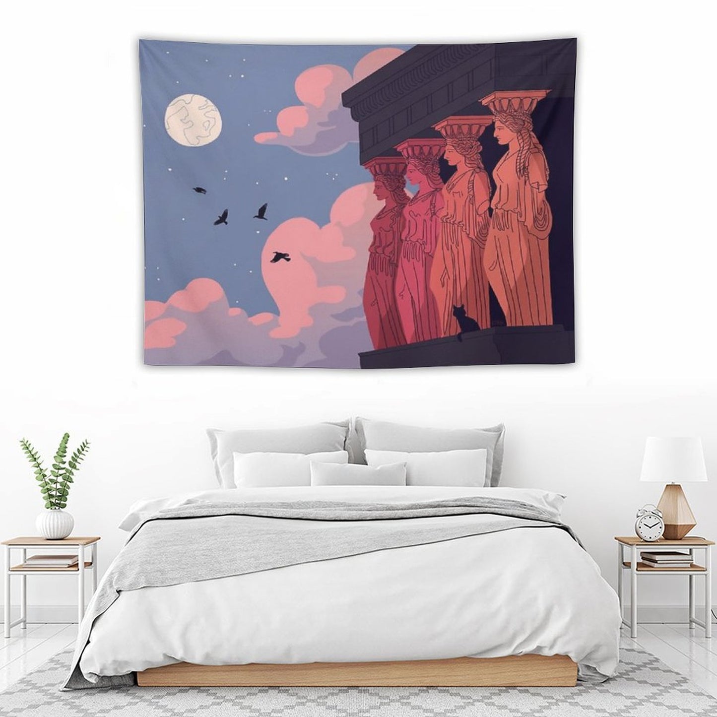 Caryatids at Dusk Tapestry
