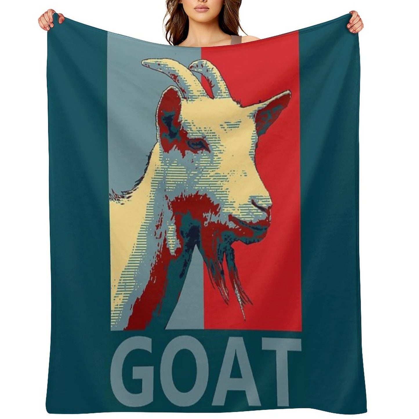 GOAT Throw Blanket