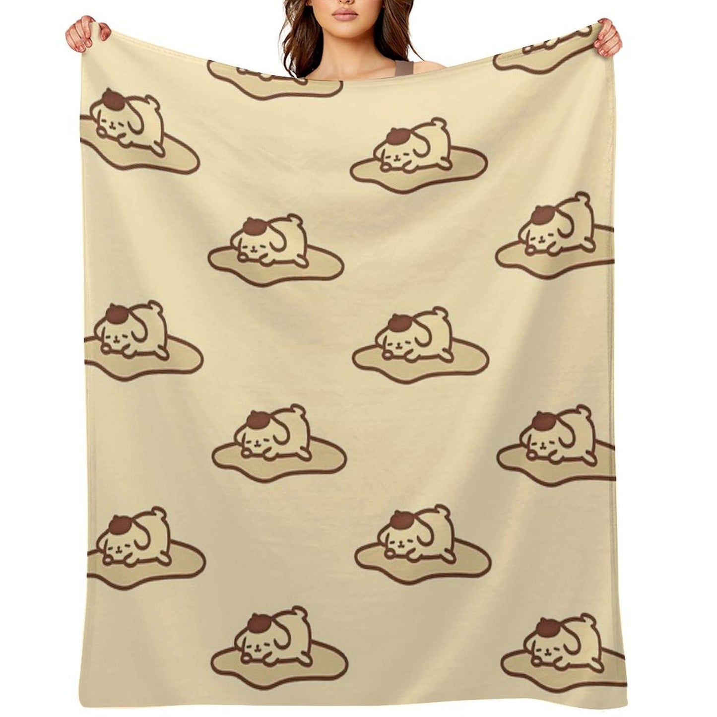 Pompompurin’s Lazy Day Throw Blanket