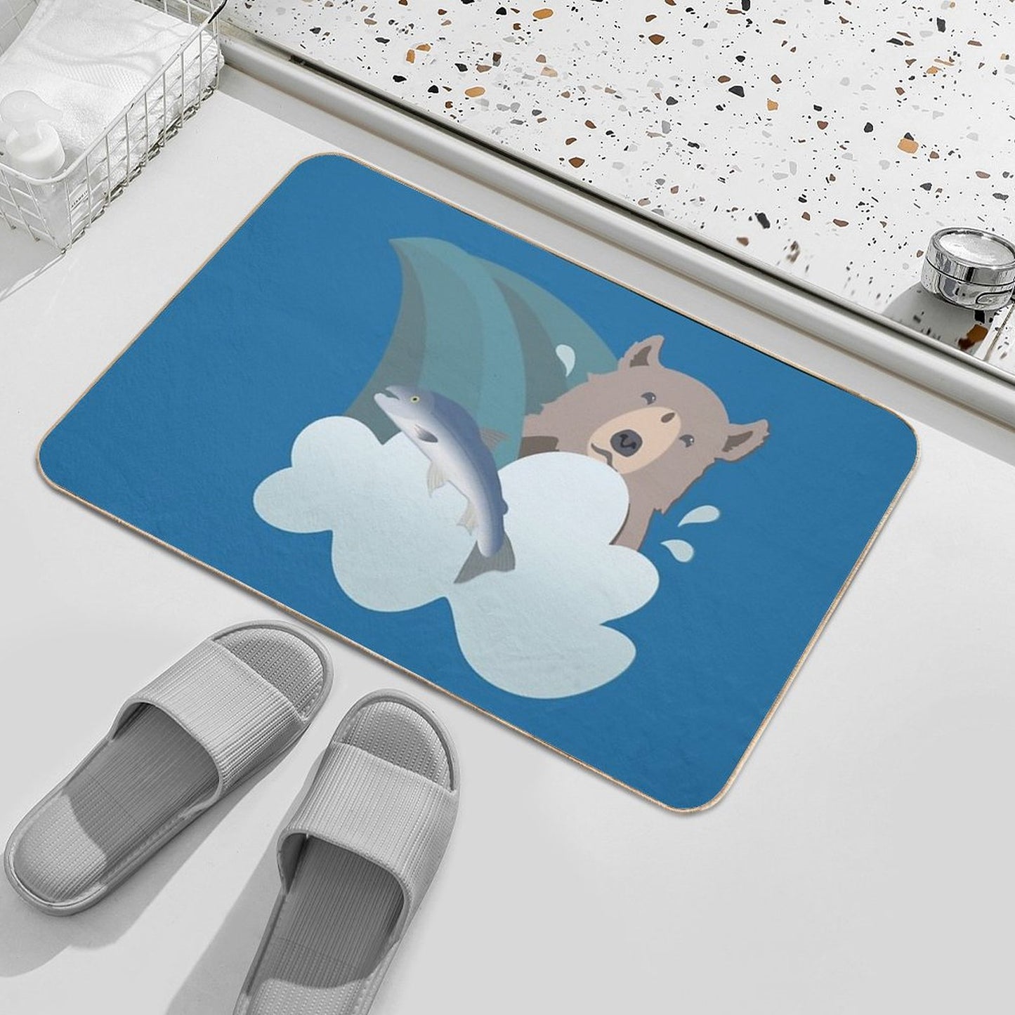 Shower Bear Bath Mat