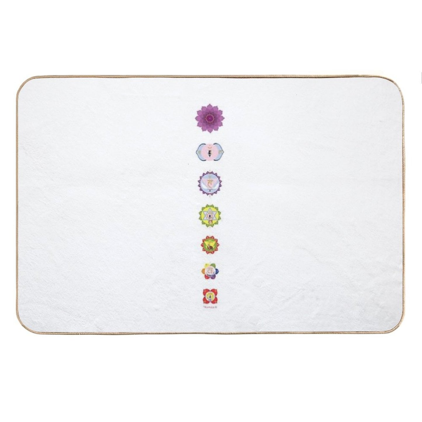 7 Chakras Bath Mat