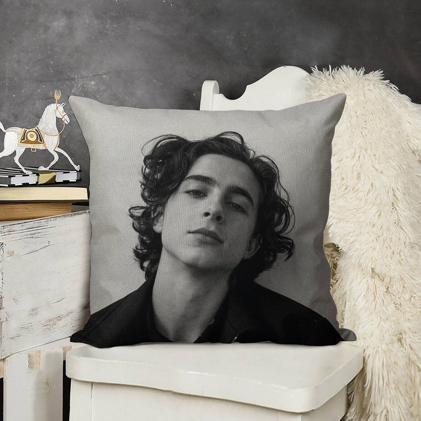 Chalamet Linen Throw Pillow Cover