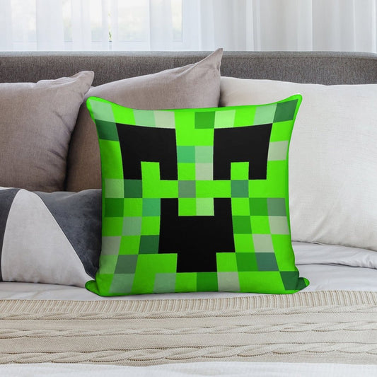 Kawaii Creeper Soft Bedroom Essential Throw Pillow
