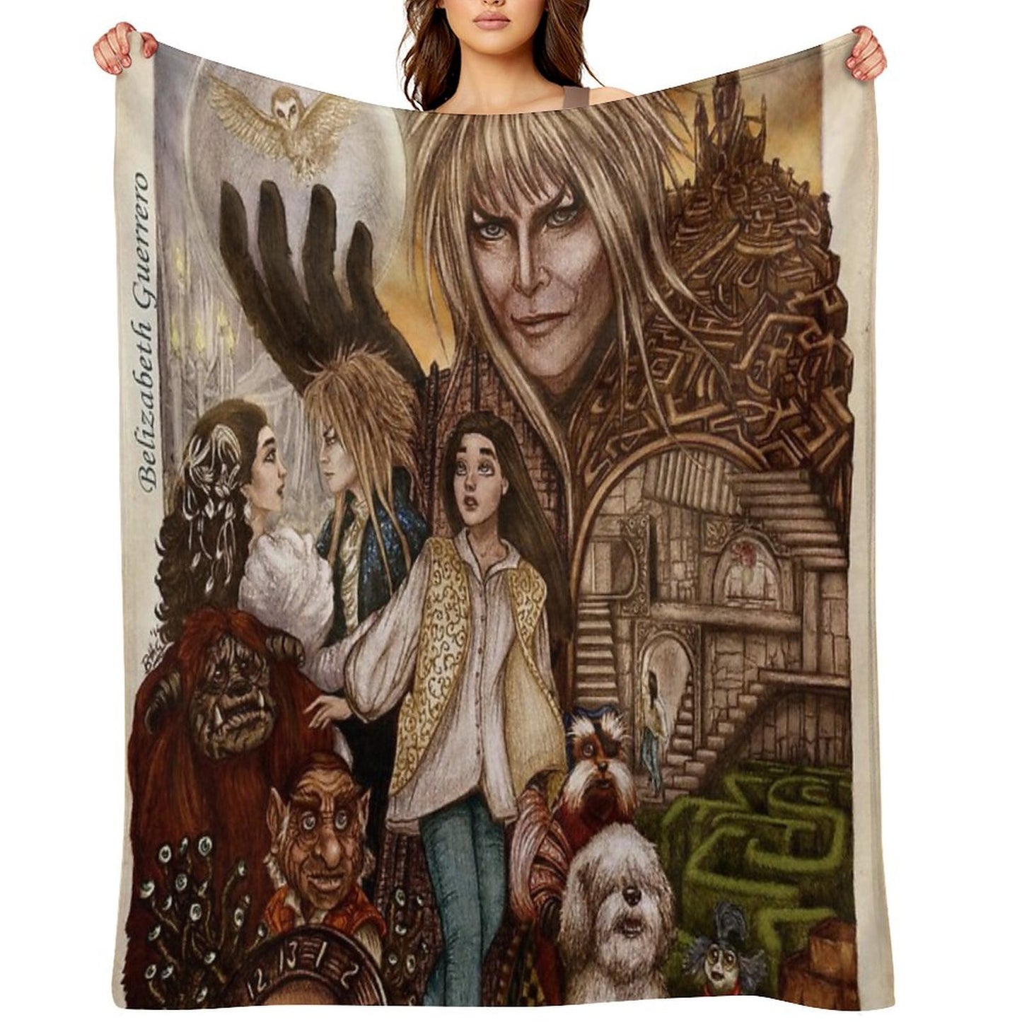 Labyrinth Throw Blanket
