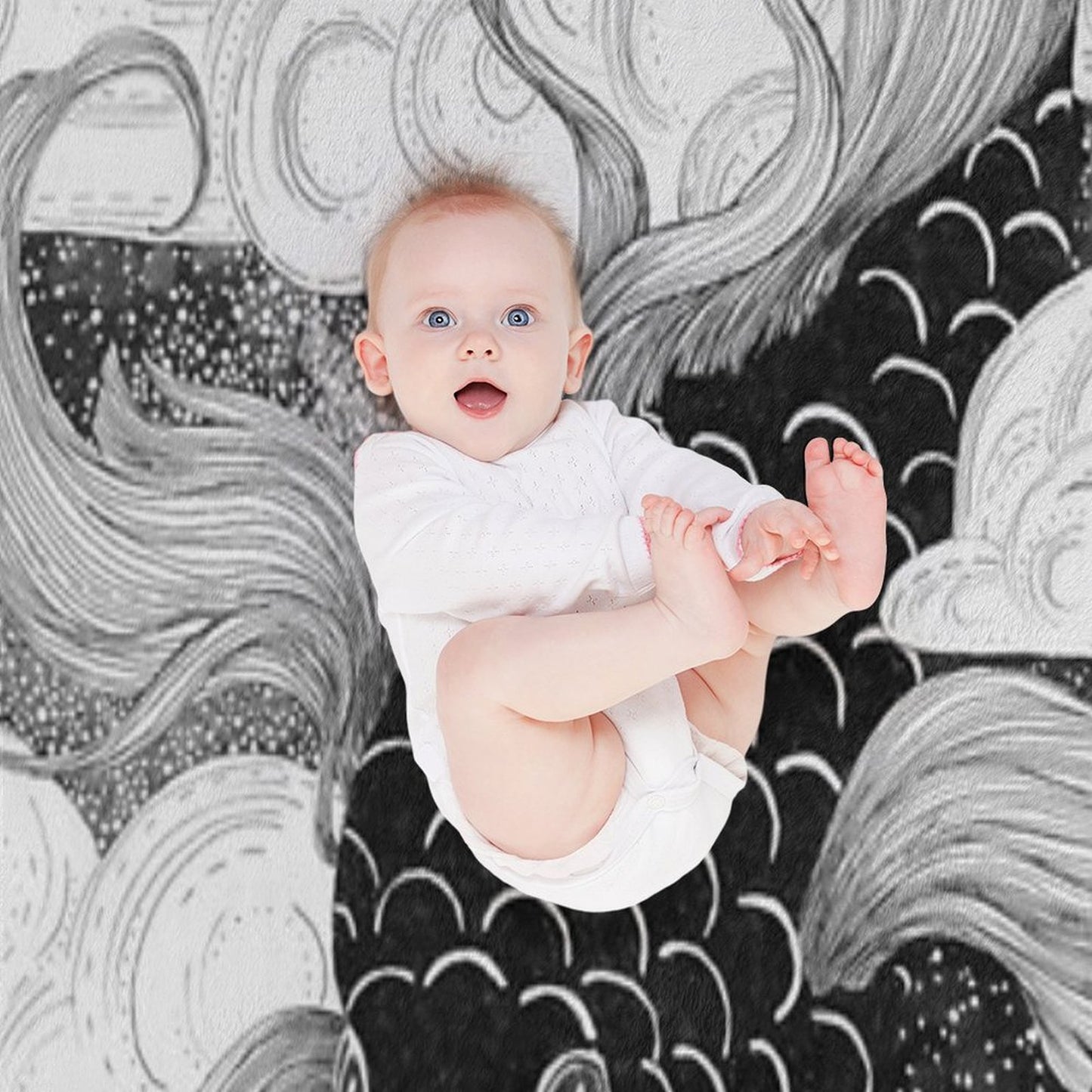 The Sky Fish Throw Blanket