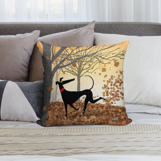 Autumn Hound Soft Anti-Pilling Throw Pillow