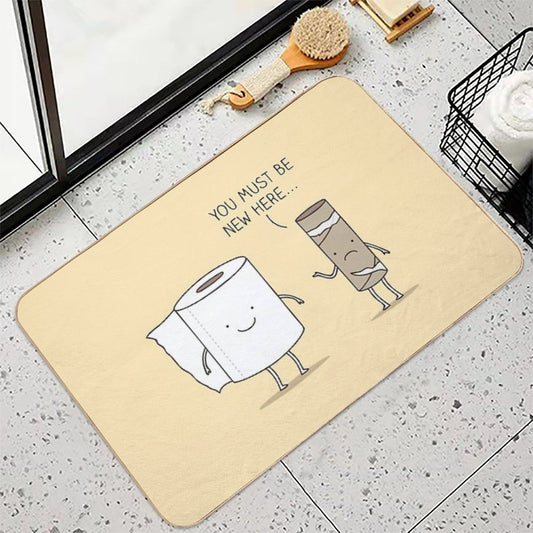 Paperwork Bath Mat