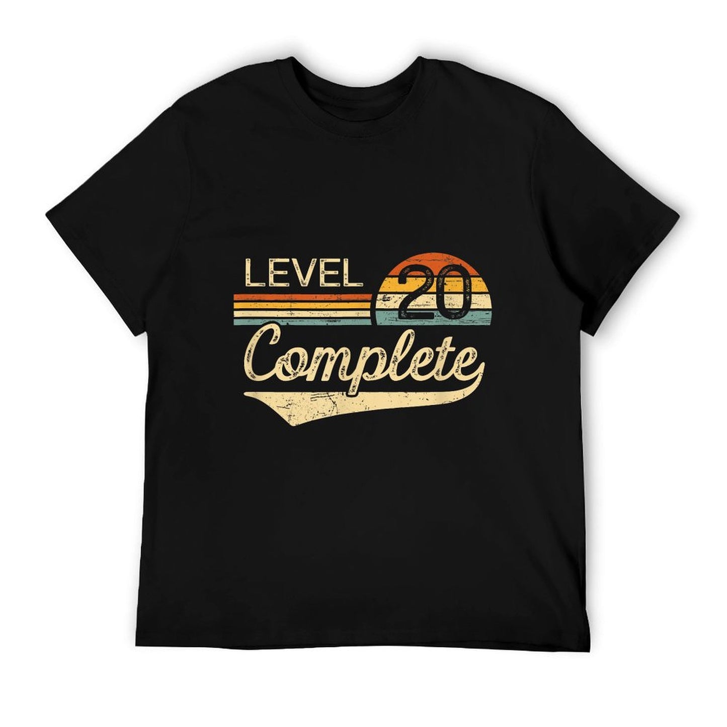 Level 20 Complete Vintage 20th Wedding Anniversary T-Shirt