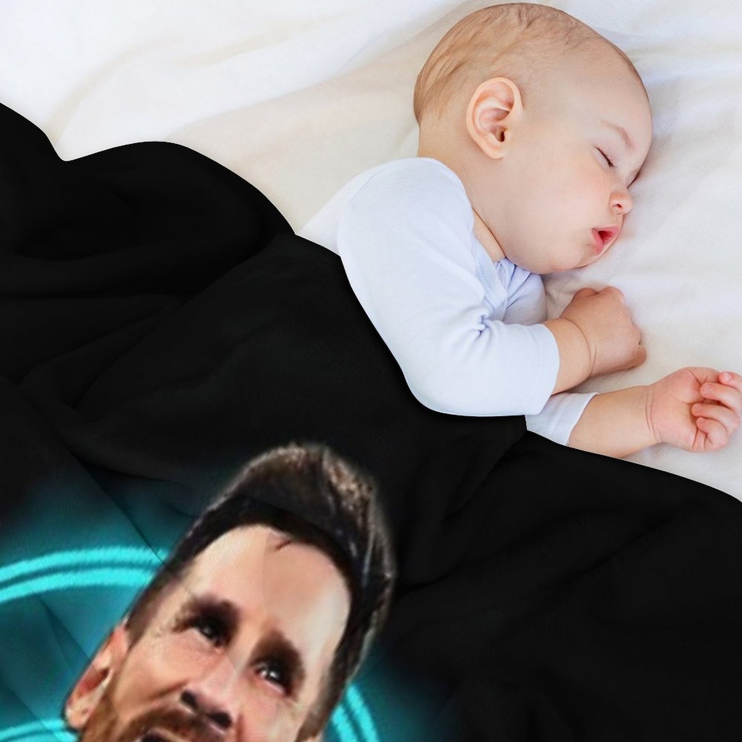 Lionel Messi Throw Blanket