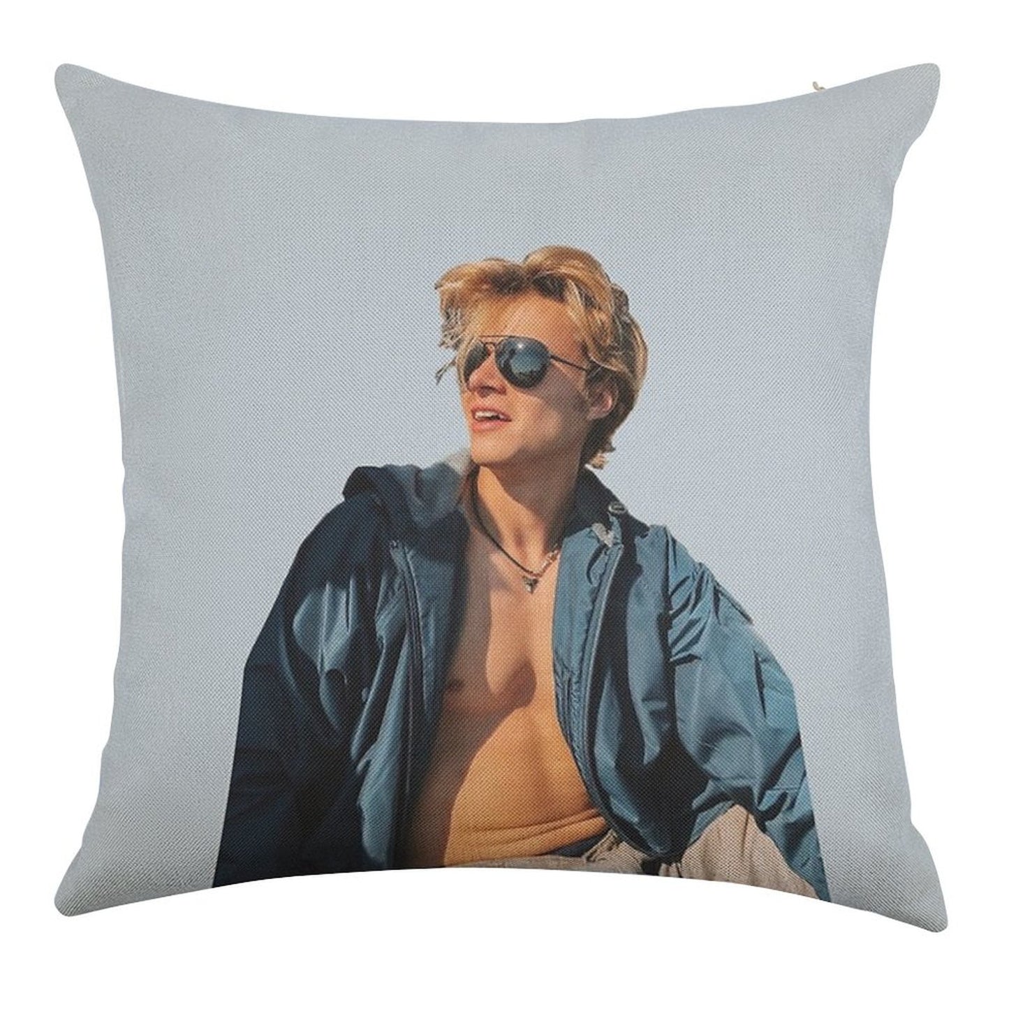 Rudy Pankow Linen Throw Pillow Cover