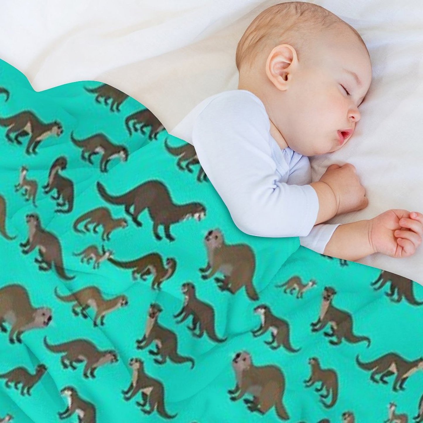 Know Your Otters Throw Blanket