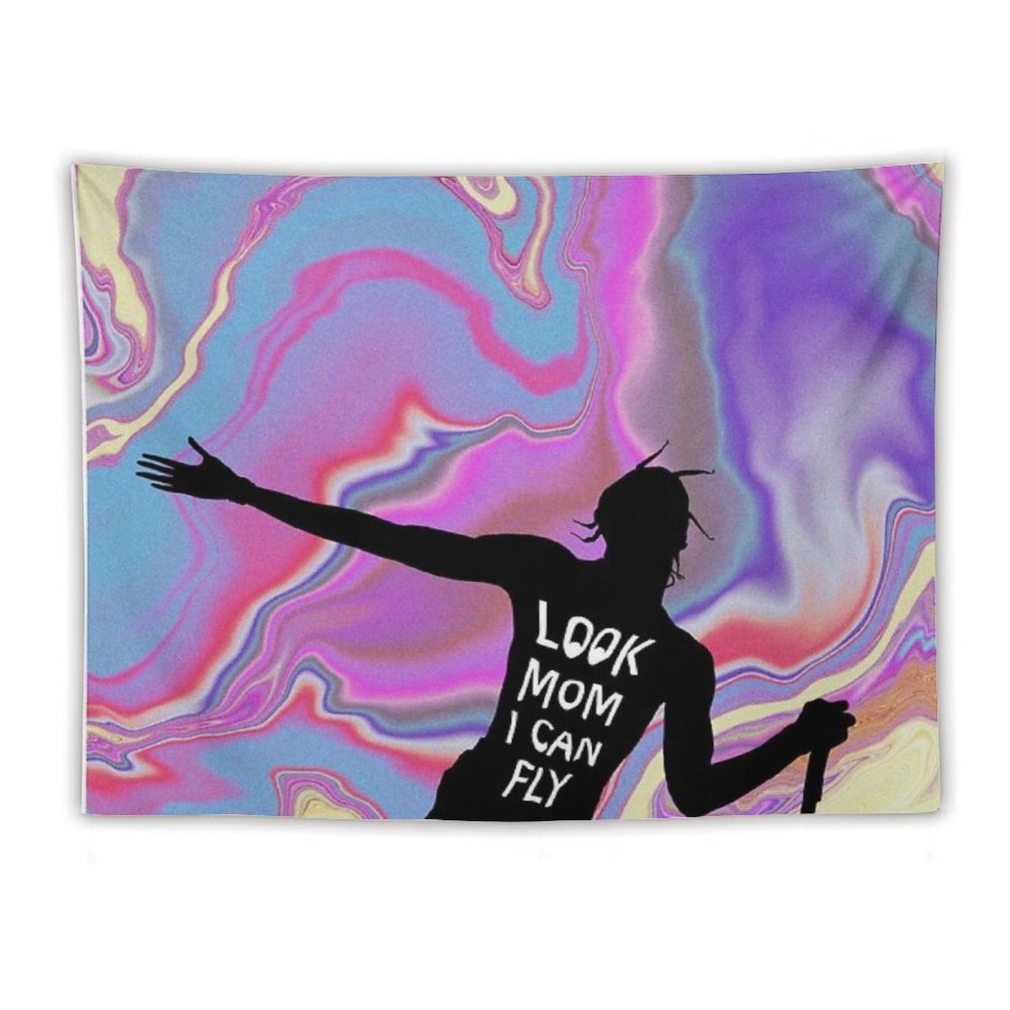 Look Mom I Can Fly Tapestry