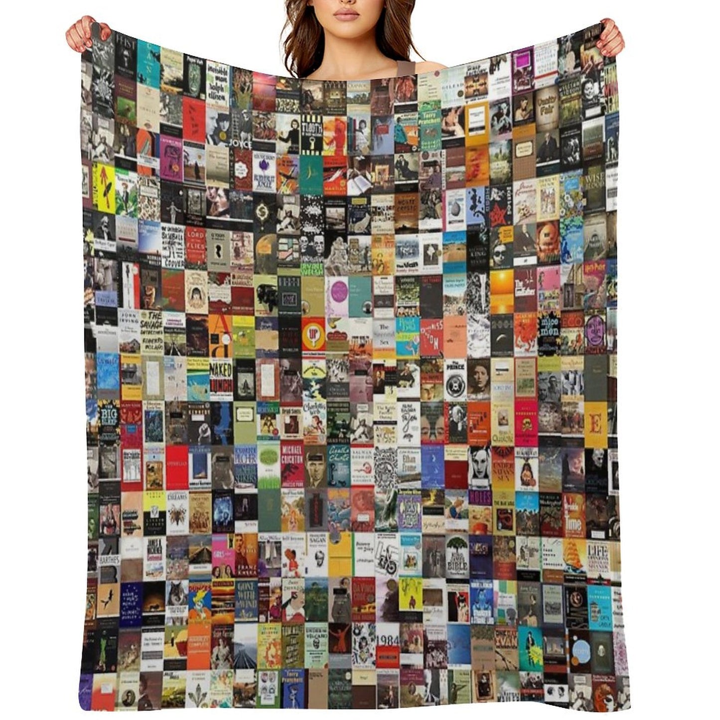 Classic Books Throw Blanket