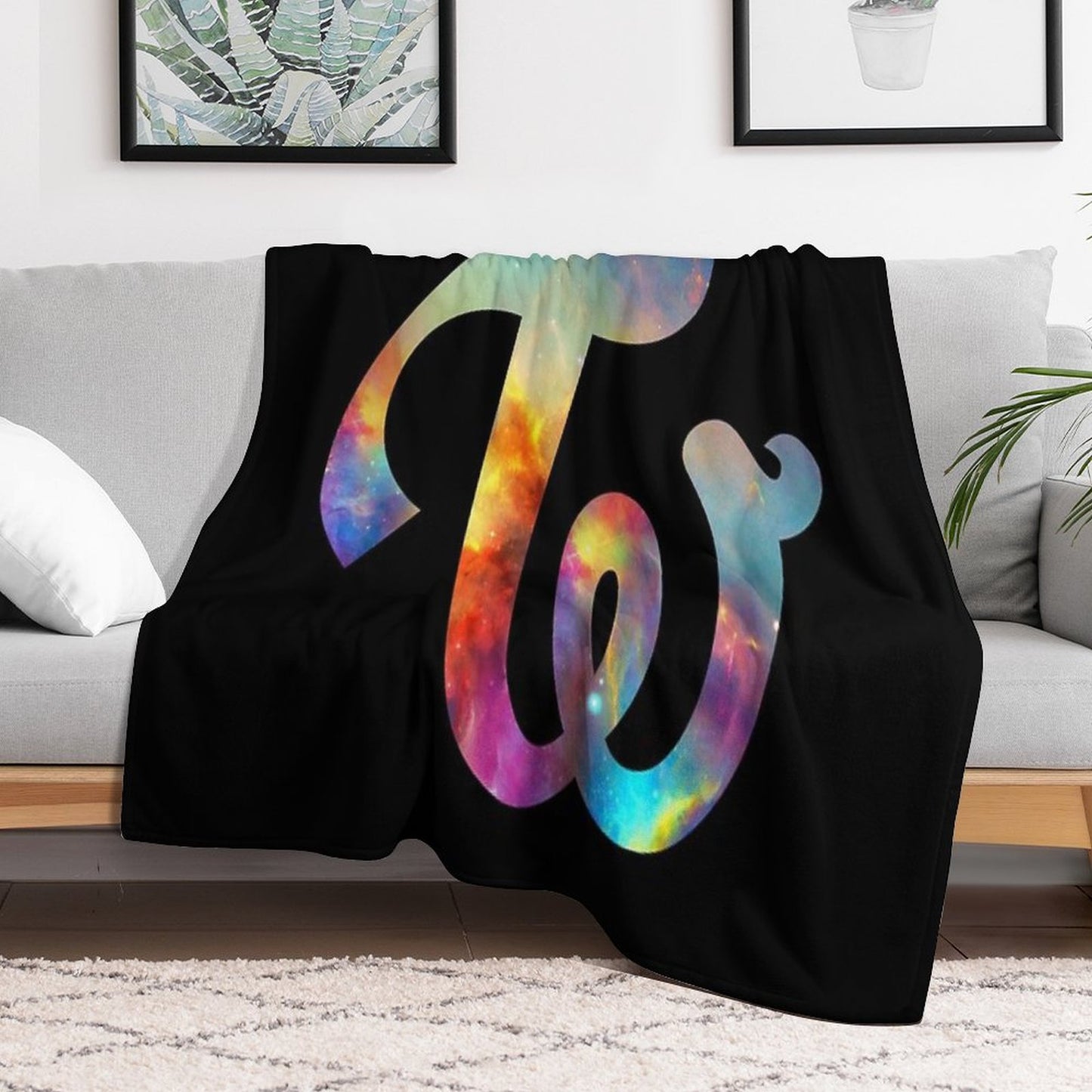 Twice Nebula Throw Blanket
